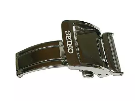 SEIKO пряжка Ширина 18 мм D пряжка Push Type SEIKO Logo Silver [Seiko]