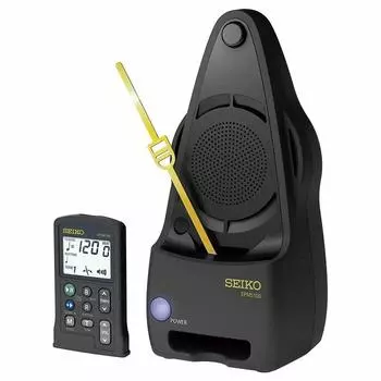 Кварцевый маятниковый метроном SEIKO EPM5100 чёрный