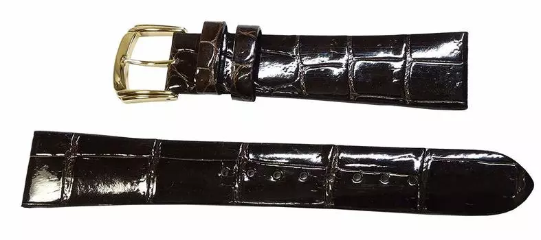 SEIKO ремешок для часов 18 мм DFA5 крокодил темно-коричневый [SEIKO] мужской