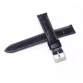 [Seiko] ремешок для часов 18 мм из воловьей кожи для мужчин, черный, в комплекте инструкция по уходу RS06S18BK