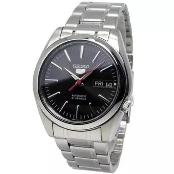 Seiko SEIKO 5 Automatic Scroll Мужские черные часы SNKL45K1 []