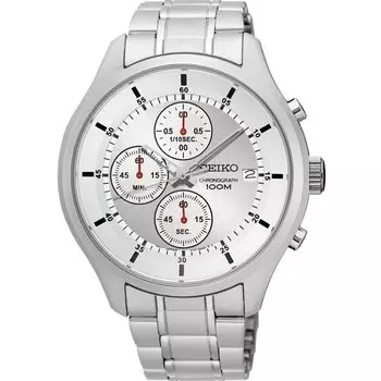 Seiko SEIKO Chrono Quartz Men s Watch SKS535P1 Silver [Item]