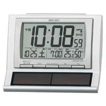 Seiko SEIKO hybrid solar radio alarm clock SQ751W