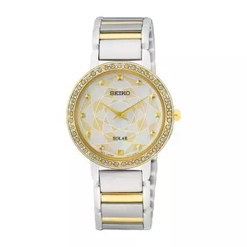 SEIKO Solar Quartz Shell Dial Pearl Dial SUP454P1 изогнутое стекло женские часы Overseas Модель [Seiko] [Товар]