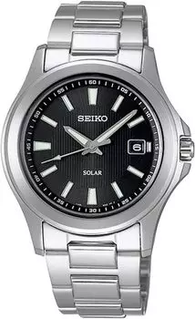 SEIKO Solar Quartz Watch SBPN067 Серебристо-черные [Seiko] Мужские []