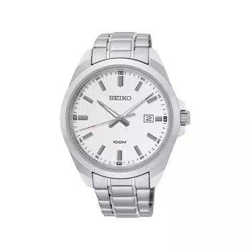 Seiko SUR273 Серебряные японские кварцевые наручные часы из нержавеющей стали
