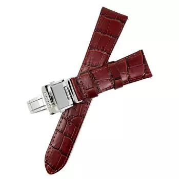 Seiko Time Lab SEIKO ремешок для часов из коровьей кожи телячья коричневая пряжка D-образная ткань для часов набор Co., Ltd. Мужской (Уход включен) (20мм) коричневый