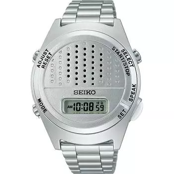 Seiko унисекс SBJS013 (Голосовые цифровые часы) часы
