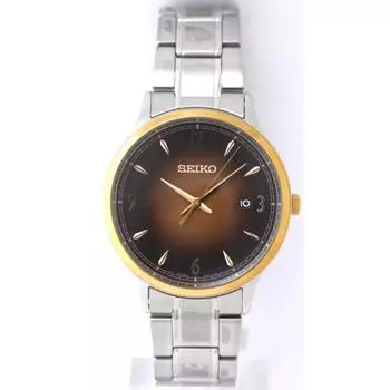 Seiko унисекс SGEH90P1 (Seiko Quartz Мужские часы BR Metal Band) часы