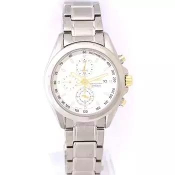 Seiko унисекс SNDC95P1 (Хронограф кварцевый титановый браслет SV мужской) часы