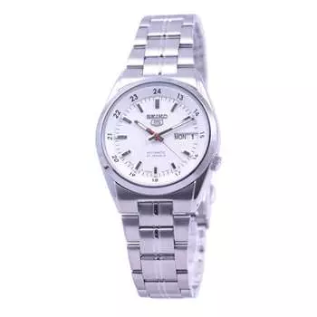 Seiko унисекс SNK559J1 (SeikoEX Seiko5 День Дата Белый циферблат) часы