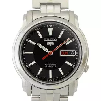 Seiko унисекс SNKL83K1 (Seiko5 SS Браслет BK) часы