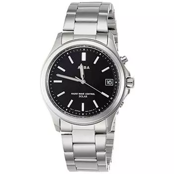 SEIKO Watch 2017 ALBA AEFY502 Solar Radio Мужские Часы Серебро НОВИНКА из Японии