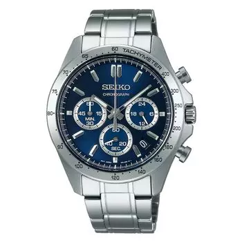 [Seiko Watch] Watch Seiko Selection Quartz Chronograph (3 horizontal eyes) SBTR011 Men s Silver