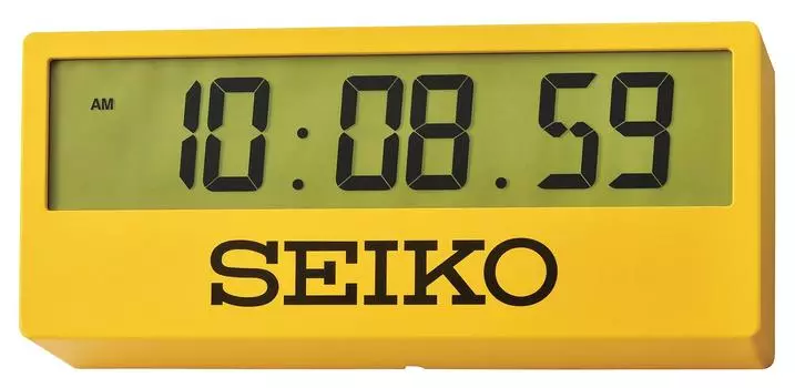 Seiko желтые часы-QHL073Y