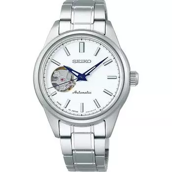 Seiko женские SSDE009 (Seiko Selection Женский металлический браслет) Круглые часы серебряные аналоговые