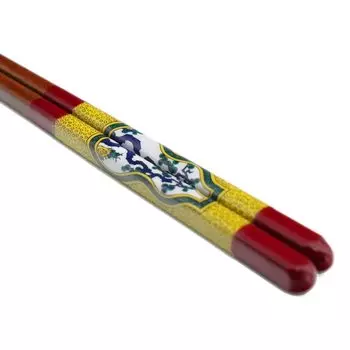 Seikogama Kutani Цветные расписные палочки для еды Wakasa Разные палочки для еды, пригодные для мытья в посудомоечной машине Столовые приборы Wakasa Расписная посуда Kutani Популярная Сделано в Японии