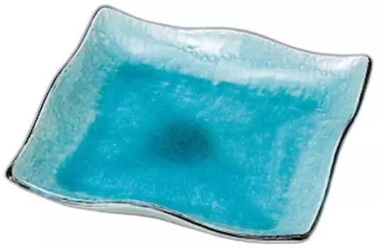 Seiryu Square Plate x 23 x Medium Square Plate Setomonohonpo 9.0 [23 4.5cm]