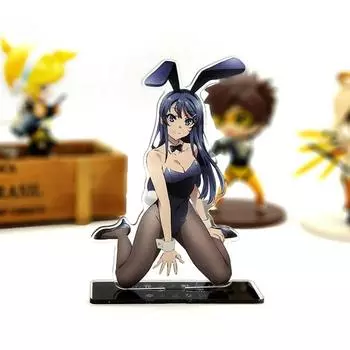 Seishun Buta Yarou wa Bunny Girl Senpai no Yume wo Minai Sakurajima Mai акриловая подставка, игрушка-фигурка