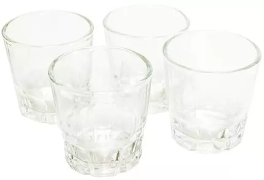 Seiun Shoten Korean Shochu Glass Set of 4 Soju Chamisul Glass 60ml