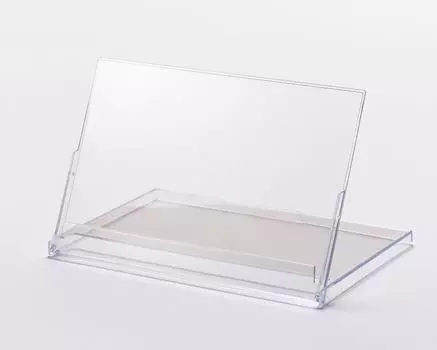 Seiun Shoten Настольный календарь Почтовая открытка Горизонтальный прозрачный пластиковый набор из 10 штук Чехол, размер, тип, чехол, чистый