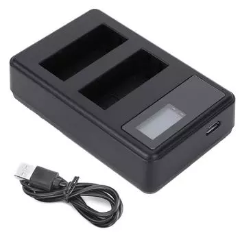 SEIVI LP E10 LCD Электрический дисплей количества зарядное устройство для двух слотов для смарт-камер CANON EOS