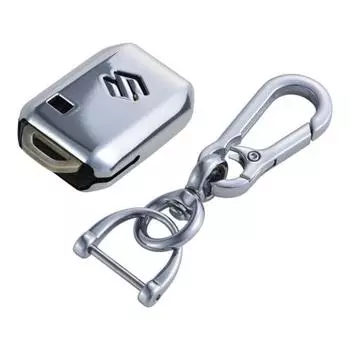 SEIWA аксессуары для салона автомобиля чехол для ключа для автомобилей Suzuki тип 1 металл серебристый WA97 Jimny/Jimny Sierra (JB64/JB74)/Swift/Универсал R