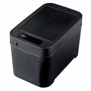 SEIWA Car Accessories Trash Can Smart Dust Box Black WA69 Automatic Infrared Sensor Battery Operated 4.5L Opening/Closing чёрный