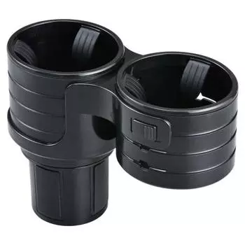SEIWA Car Supplies Drink Holder Height Adjust Twin Drink WA112 Cup Holder Insert Height Adjustable Rotation Function Car Supplies
