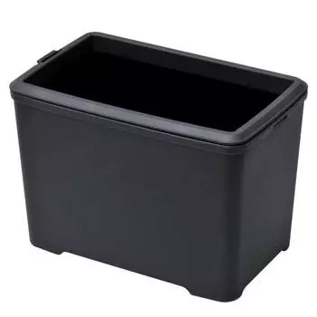 SEIWA Car Supplies Trash Can Dust Box L Ring with Weight Black W732