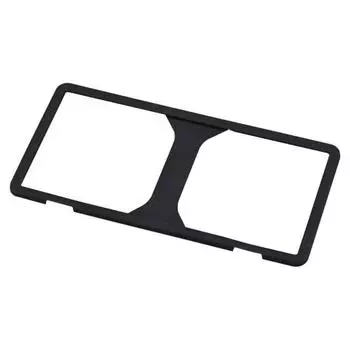 SEIWA External Vehicle Supplies, License Frame, Silicone Number Frame, Black, K440, Compatible with Front & Rear, Compatible with Light Vehicles, Regu