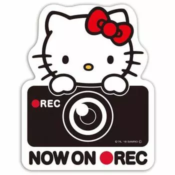 SEIWA Наклейка на задний знак автомобиля Hello Kitty B&G KT533 Видеорегистратор Запись HELLO KITTY