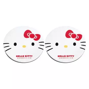 SEIWA Sanrio Car Supplies Подставка для напитков Hello Kitty Коврик для напитков IMP260 Впитывающий воду Мягкий Быстросохнущий Автомобиль 2 шт. Милый Стильный Персонаж