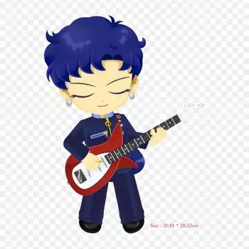 Seiya Kou Sailor Moon Drops Chibiusa Смокинг Маска Утюг на заплатах для одежды Аппликация Наклейки на одежду Термочувствительная индивидуальная нашивка