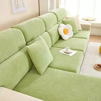 Секционные чехлы для дивана для гостиной, утолщенные синельные противоскользящие чехлы для диванов, 1/2/3/4 сиденья, эластичный чехол для скамейки Backrest Cover S