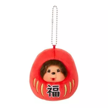 Sekiguchi Monchhichi Daruma Monchhichi SS плюшевая игрушка-брелок 202942 H9 xx W8,5 D8,5 см