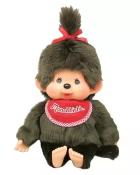 Sekiguchi Monchhichi Premium Standard плюшевая игрушка M коричневая девочка 226351
