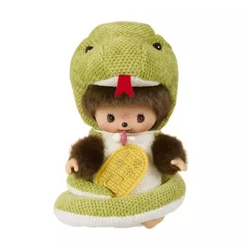 Sekiguchi Monchhichi Zodiac Snake Babychichi S 202539 xx D12cm Zodiac Plush Toy Snake H16.5 W10.5