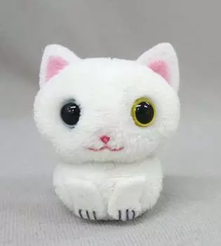 Sekiguchi Pucchichi White Cat Plush Toy 812615