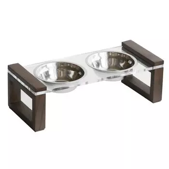 Sekikagu PETTO Pet Food Dish RIME Lime Brown 338353