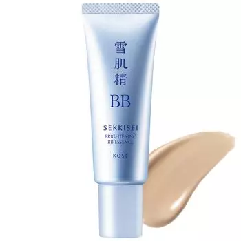 Sekkisei Bright BB Essence 01 Слегка яркий натуральный цвет 30 г BB-крем Тональная основа Основа под макияж Сыворотка Эмульсия Солнцезащитный крем SPF50+/PA++++