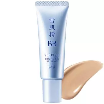 Sekkisei Bright BB Essence 02 Натуральный цвет с нормальной яркостью 30 г BB крем Тональный крем Основа под макияж Сыворотка Эмульсия Солнцезащитный крем