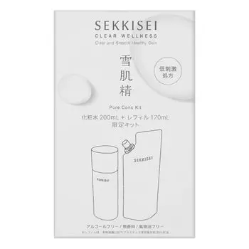 Sekkisei Clear Wellness Pure Conch Kit Lotion 200mL Refill 170mL Set [Costco] +