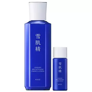 Sekkisei Отбеливающий лосьон Лекарственный лосьон-эссенция Sekkisei Набор лосьонов с эффектом осветления 200 мл Эмульсия 12 дней Отбеливание Огрубевшая кожа Пятна Тусклость Coix