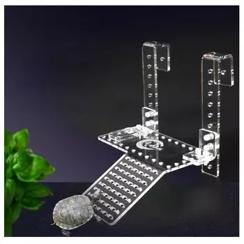 Sekusii Черепаха Плавающий Остров Убежище для Рептилий Загорающая Черепаха Рептилия Плавающий Остров Акриловая Рептилия Плавающий Остров Регулируемая Черепаха