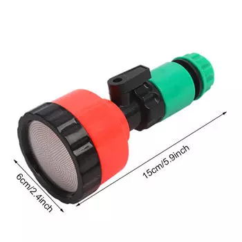 Сельскохозяйственная дождевальная головка для полива сада, водяной пистолет-распылитель, насадка для замены для сельскохозяйственного орошения и систем наружного охлаждения 4 points/16mm