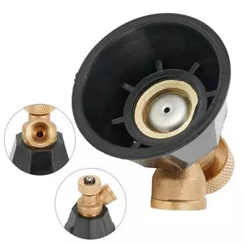 Сельскохозяйственная насадка для распыления воздуха высокого давления с вихревым распылением, регулируемая медная насадка для выпуска воды, принадлежности для полива сада