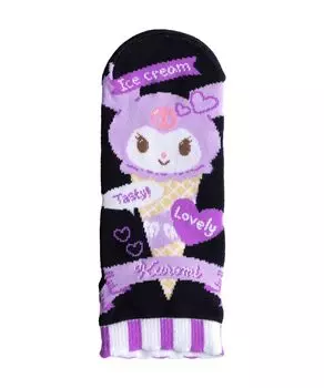 Selectable Matching for Parents and Short 1 Cinnamoroll Hello My Kuromi 23cm 24cm 25cm Kuromi Black [Sanrio] Socks, Women s, Kids, Types, Children,