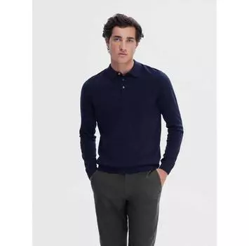 Selected Berg поло с длинными рукавами XL