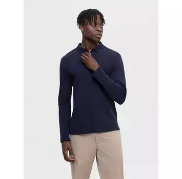 Selected Slim-Toulouse поло с длинными рукавами 2XL